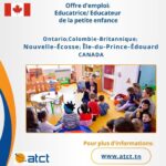 فرصة عمل لمربي الطفولة المبكرة في كندا للتونسيين من خلال ATCT