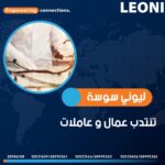 إعلان انتداب 500 عامل وعاملة بشركة ليوني تونس في سوسة