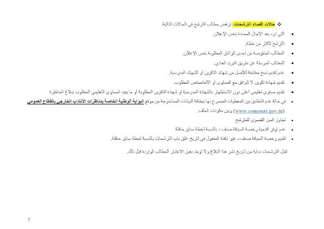 آجال وإجراءات تقديم ملفات الترشح