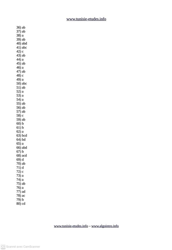 صفحة 22: أسئلة امتحان كاباس في التصرف