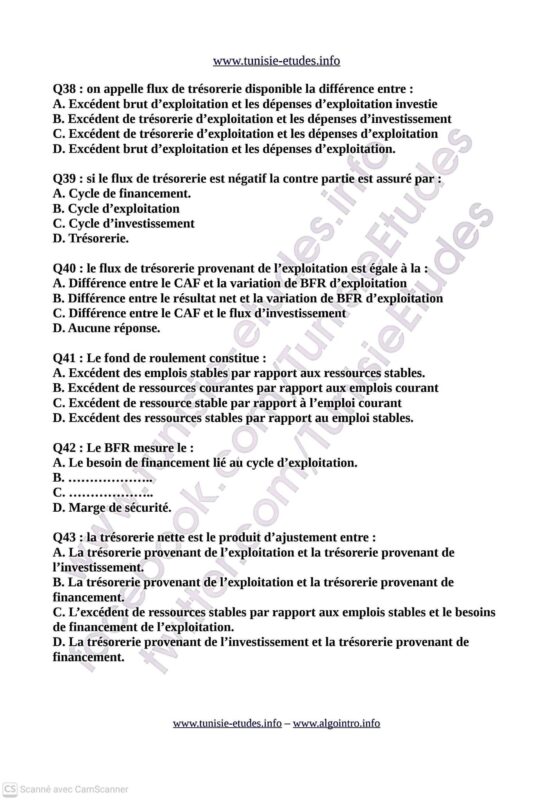 صفحة 5 من نموذج امتحان كاباس كتابي