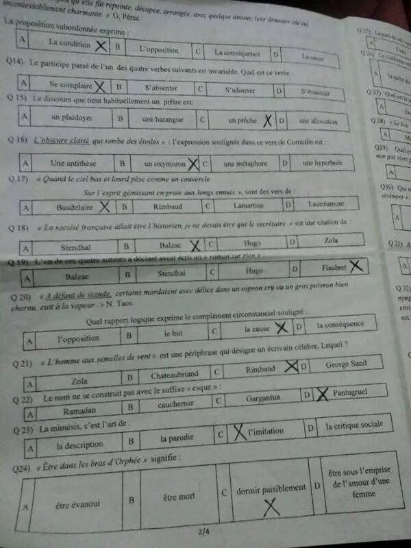 نموذج امتحان MCQ علوم الحياة والأرض (SVT) - أسئلة اختيار من متعدد - الصفحة 3