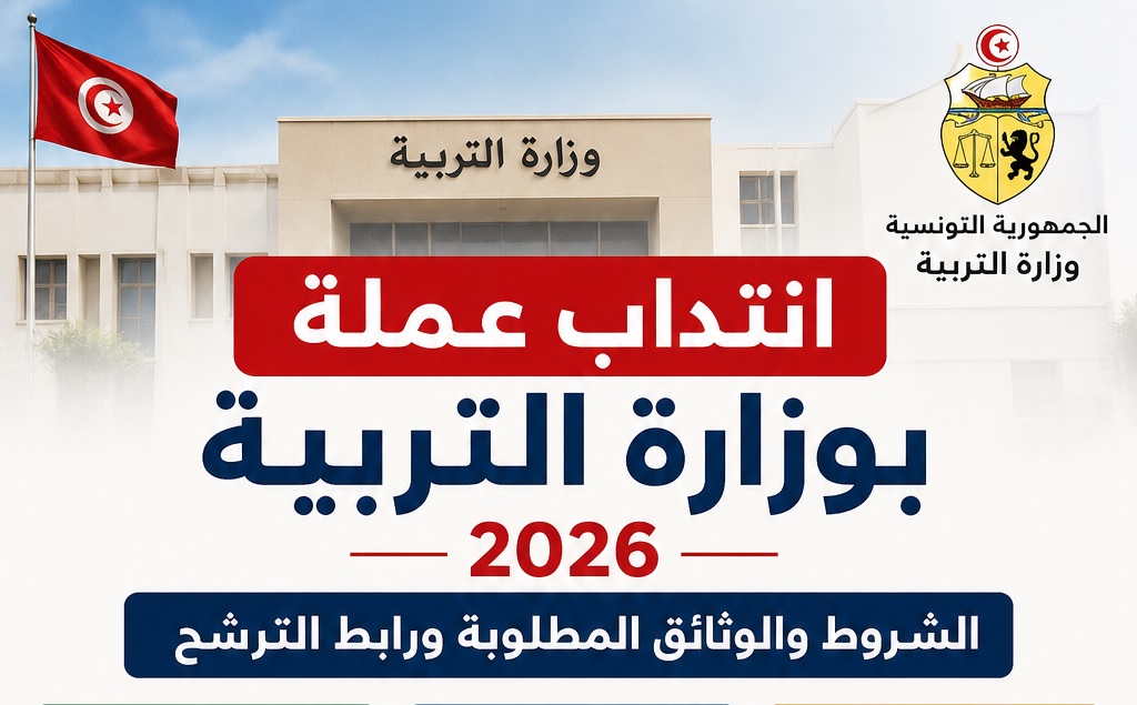 بلاغ فتح اختبارات انتداب عملة بوزارة التربية