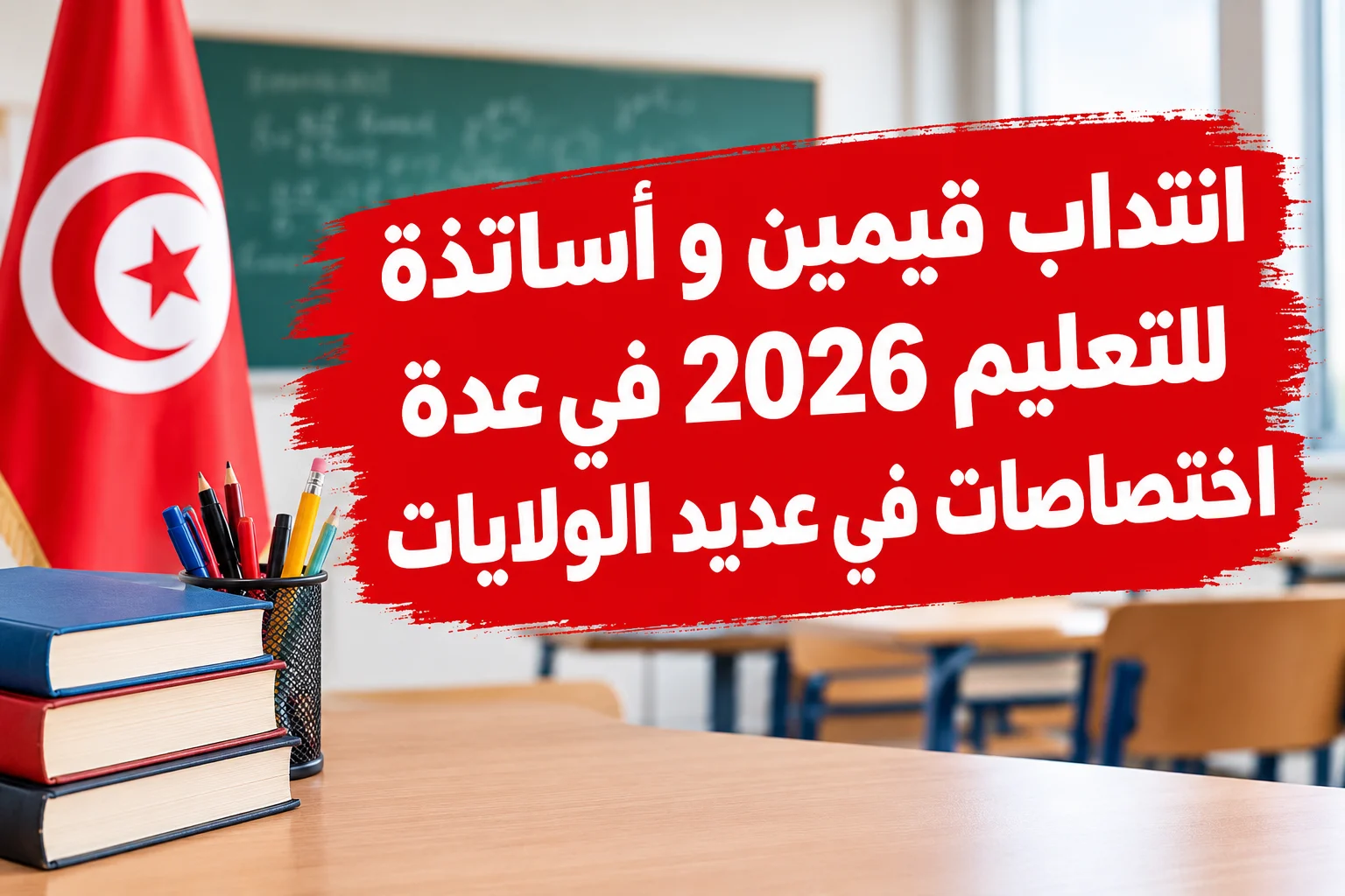 انتداب قيمين و أساتذة للتعليم 2026 في عدة اختصاصات في عديد الولايات