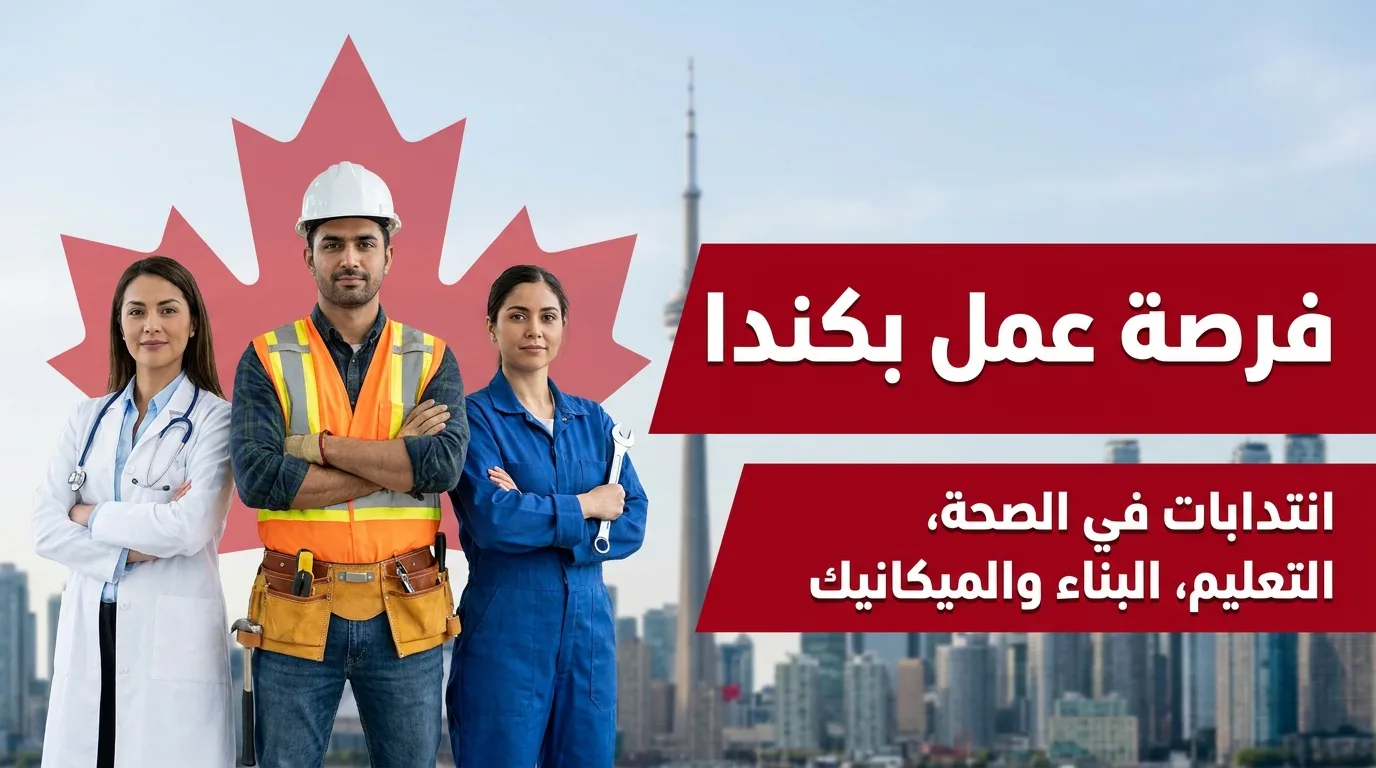 فرصة للتوانسة باش يخدموا في كندا انتدابات في الصحة التعليم البناء والميكانيك   