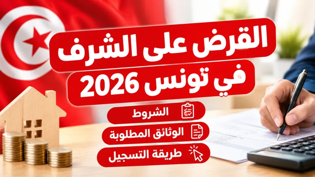 القرض على الشرف في تونس 2026 الشروط والوثائق المطلوبة وطريقة التسجيل في مختلف البنوك
