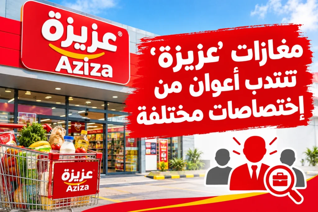 مغازات ‘عزيزة Aziza’ تنتدب أعوان من إختصاصات مختلفة